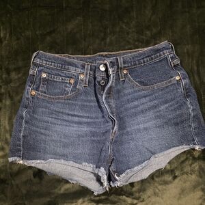 Signature by Levi Strauss Dark Blue Jean Shorts